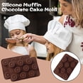 thumbnail image 1 of Vaidha Fleur 9 Trous pour Gâteau au Chocolat Gelée Pouding Savon Forme Ronde, 1 of 6