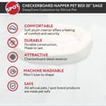 thumbnail image 4 of Sleep Zone 20" Checkerboard Napper Dog Bed, 4 of 4