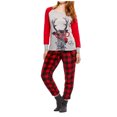 thumbnail image 1 of RKSTN Ensembles de Pyjama pour Femmes 2 Pcs Tenue de Noël Parent-Enfant Imprimée Ensemble de Pyjamas Confortables Doux pour Maman, 1 of 5