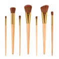 thumbnail image 1 of Kits Ensembles 10 Pcs Brosse Cosmétique Mini Outils Fard à Paupières Brosse à Sourcils Maquillage, 1 of 7