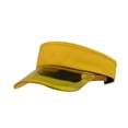 thumbnail image 1 of GDREDA Sun Hats Fashion Women Solid Color Sun Protection Topless Transparent Baseball Visor Cap，Yellow, 1 of 2