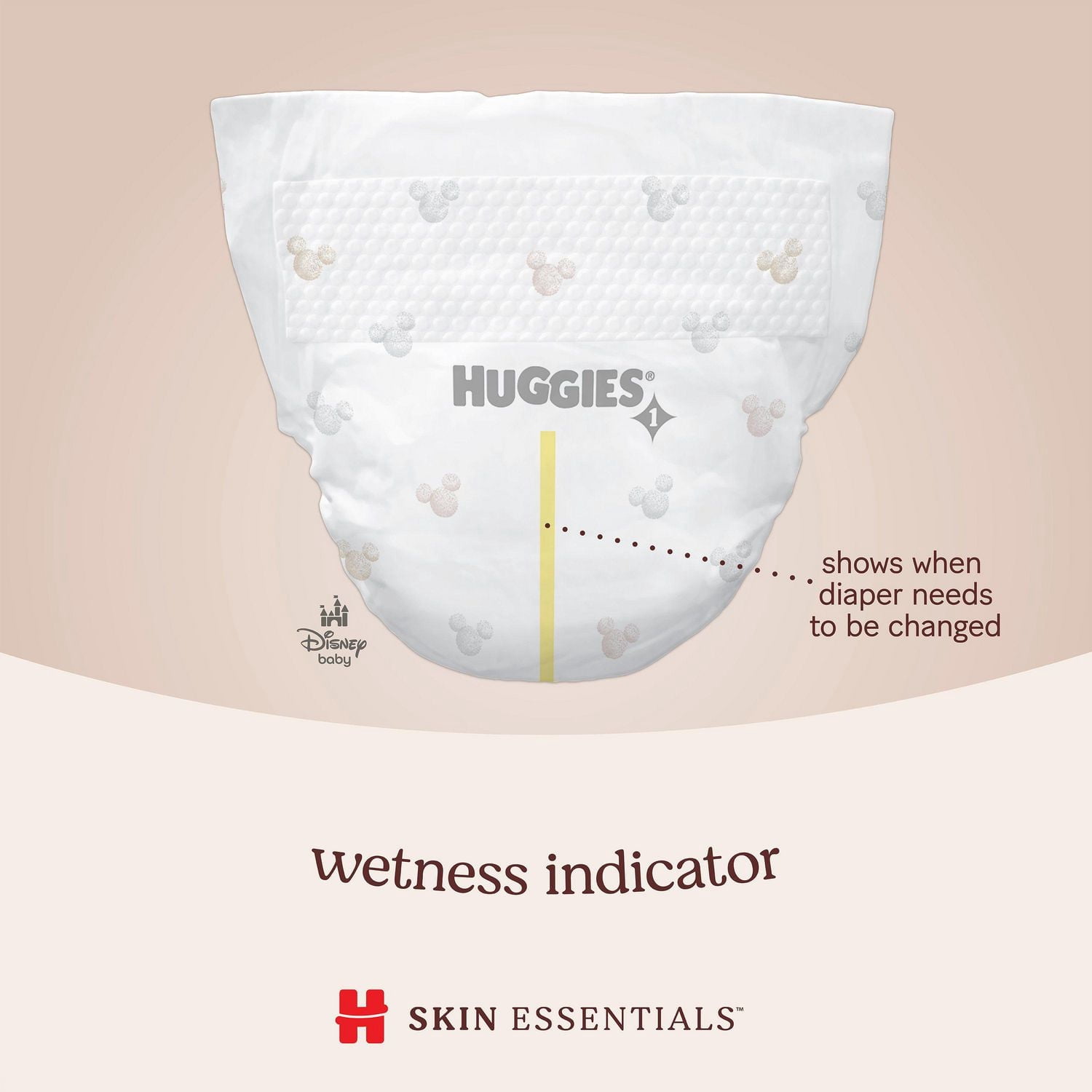 Huggies Skin Essentials Couches pour Bébé, Tailles NB-6