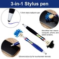 thumbnail image 3 of 1ML Fun Pens Fluffy Doll Pen Screen Touchs Replaceable Ball Pen Premium Pen, Luxury Durable Professional Pen Smart Design, Smooth Writing Experience Office for Classroom, Reward, Party Favor, 3 of 7
