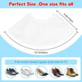 thumbnail image 2 of Feltree Shoe Covers Disposable 100 Pack 50 PairsBoot Covers Non-Slip for IndoorDurable Noiseless Shoe Booties Covers for Home Real EstateWorkplaceConstruction, 2 of 7