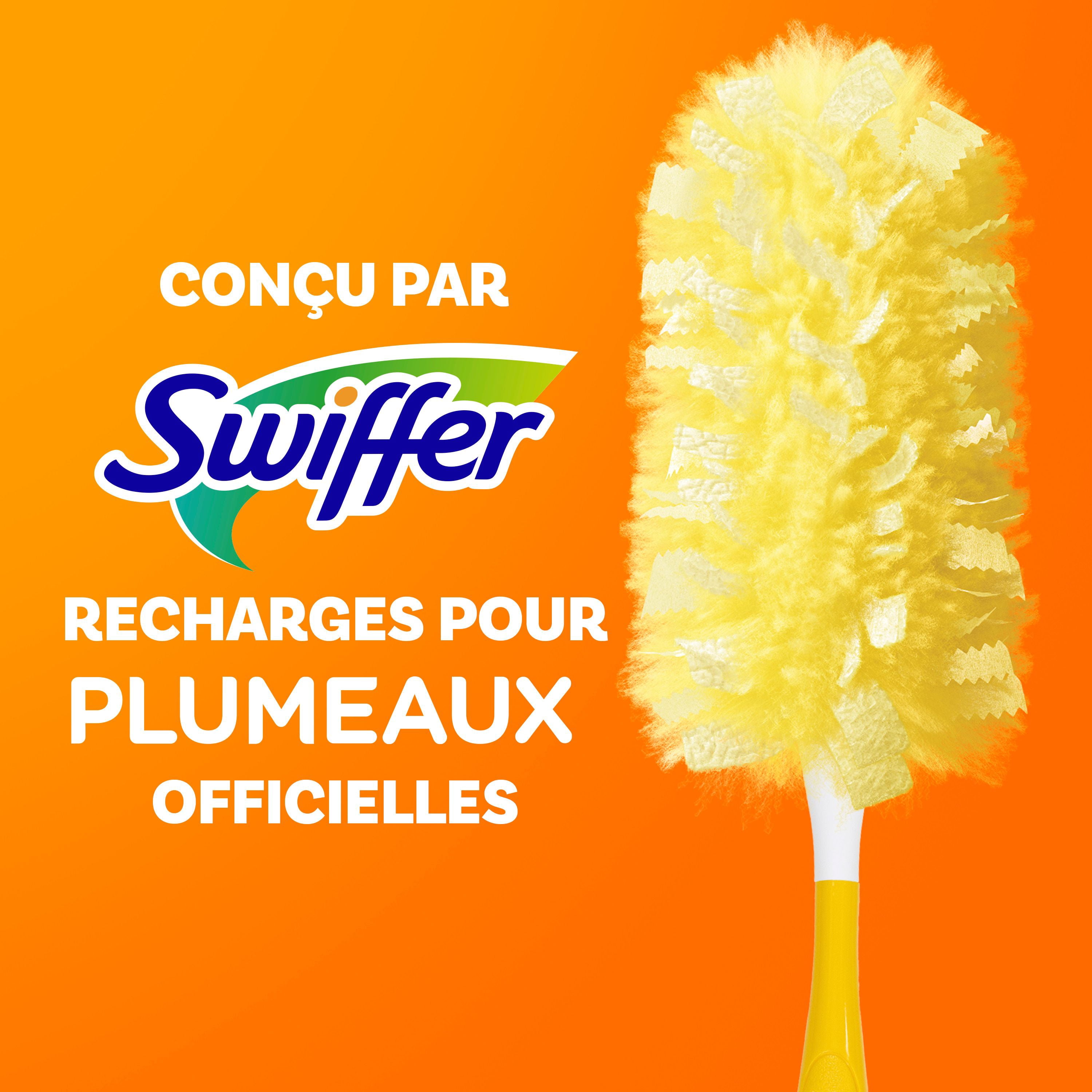 Swiffer Plumeaux Ultra Résistants Multi-Surfaces Recharges de Plumeau pour le Nettoyage, Non Parfumé, 11 Unités