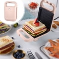 thumbnail image 2 of fheaev Sandwich Maker Home In Internet Light Breakfast Maker Sandwiches Electrical Cake Pan Spit Driver Bread Pressure Toasters, 2 of 6
