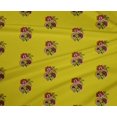 thumbnail image 4 of oneOone Polyester Lycra Fabric Floral Block Printed Craft Fabric BTY 56 Inch Wide, 4 of 4