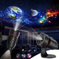 thumbnail image 1 of Starry Sky Projector, HD Planetarium Starry Sky Projector for Ceiling, 360° Rotating Galaxy Wall Projector, Bedroom and Car Decoration, 1 of 4