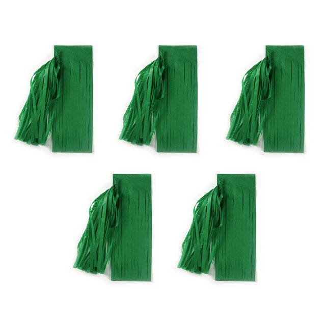 tredstone Premium Tissues Paper Tassels For Party Wedding And Birthday Hanging Decorations Reusable Paper Green,Type14 14 inch