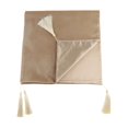 thumbnail image 4 of GUOOL Chemin de Lit de Luxe Foulard de Literie Protection pour Chambre d'Hôtel Beige Beige, 4 of 9