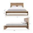 thumbnail image 2 of Audrey Queen Size with Headboard and Slatted Bedframe, 2 of 5