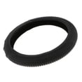 thumbnail image 1 of Silicone Steering Wheel Cover Sturdy Massage Grip Orange For Suv Black, 1 of 8