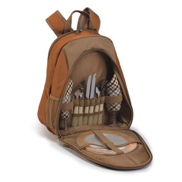 Picnic Plus PS2-216BR Brown Fairmont Picnic Backpack