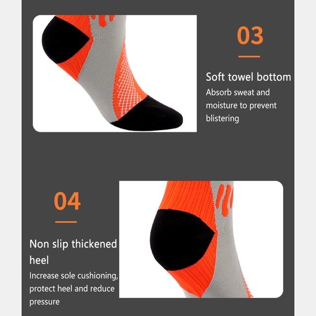 Chaussettes de Soccer Confortables Respirantes Anti-Humidité Bas de Football Tube Moyen Extensibles Sport Extérieur Escalade Randonnée Vert>L/TG