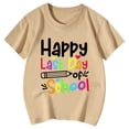 thumbnail image 4 of PMVFHDE T-Shirts Mignons pour Fille T-Shirt à Col Rond Imprimé à Manches Courtes pour Garçons et Filles Kaki, 5-6 Ans, 4 of 4