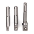 thumbnail image 1 of 3Pcs SDS Plus Socket Adapter Set, Impact Drill Bits Socket Nut Driver Adaptors 1/4" 3/8" 1/2" Square Socket Extension Connector Power Drill Bit Adapter, 1 of 8