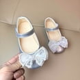 thumbnail image 4 of JDQJBZ Girls Casual Shoes Princess Rhinestones Bow Soft Sole Flats, 4 of 4