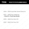 thumbnail image 2 of MAX Advanced Brakes - Rear Brake Kit For 2019-2023 Hyundai Kona Electric| Carbon Ceramic Brake Pad and Rotor Kit| Cross-Drilled Brake Rotors, 2 of 9