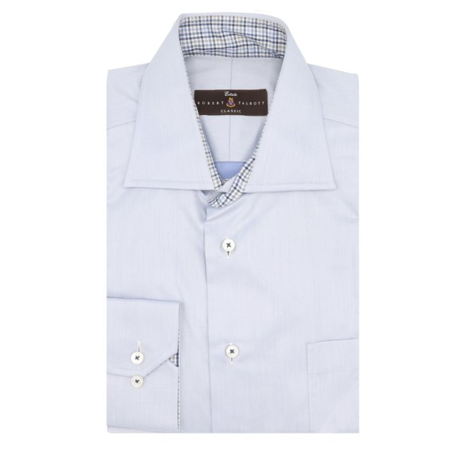 Robert Talbott Robe-Chemise Coupe Classique Sky Estate pour Homme - 38