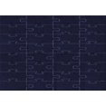thumbnail image 1 of Ahgly Company Machine Washable Indoor Rectangle Transitional Night Black Area Rugs, 3' x 5', 1 of 7