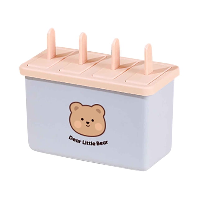 EGNMCR Ice Cube Tray Home Made Ice Cream Set Box For Making Ice Cream Children's Ice Cream Stick Ice Maker Ice tray mold