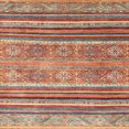 thumbnail image 1 of Ahgly Company Tapis d'Intérieur Carrés Abstraits Brun Chameau, Tapis de Zone Abstraits, 4 Pieds Carré, 1 of 6