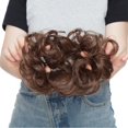 thumbnail image 3 of Messy Extensions de Chignon de Cheveux Scrunchies Morceaux de Cheveux Donut Updo Queue de Cheval pour les Femmes, 3 of 6