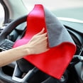 thumbnail image 3 of Super Absorbent Microfiber Car Drying Towel Extra Large Auto Detailing Cleaning Towel for Quick Efficient Waterless Vehicle Wash, 3 of 3