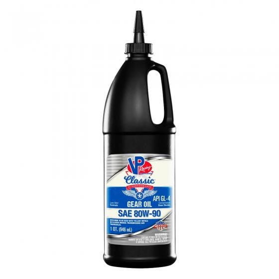VP Racing Fuels Huile pour Engrenages 2703 Classique; Simple; Bouteille de 1 Quart; SAE 80W-90