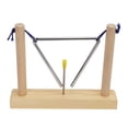 thumbnail image 2 of Playing Triangle Instrument,Hand Percussion Triangle Musical Trianglewith Striker Music Triangle Finely Tuned Performance, 2 of 9