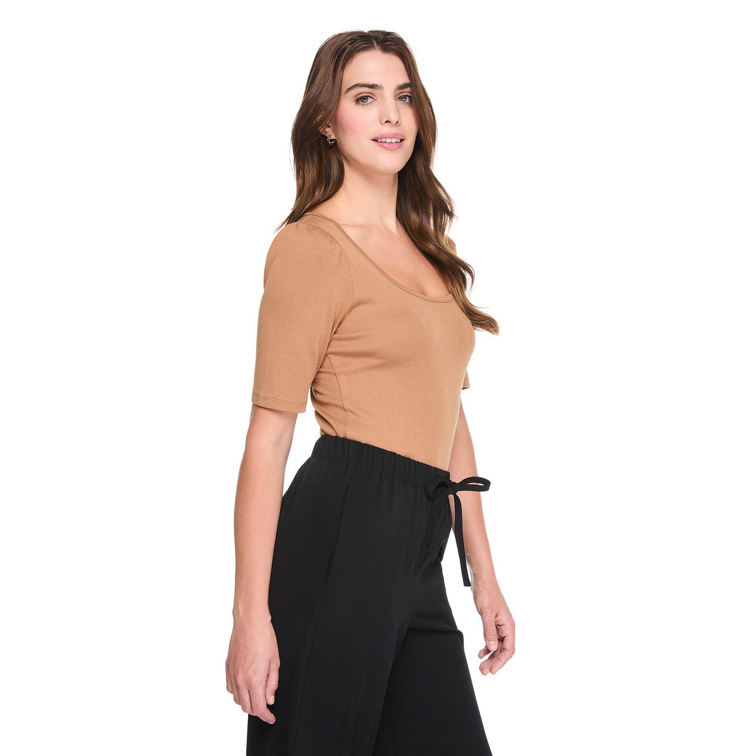 George Women's Puff-Sleeve Top