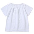 thumbnail image 4 of RXMEKW T-Shirt à Manches Courtes Doux et Respirant à Col Rond pour Enfants Tout-Petits Haut Uni pour Garçons Filles 100 % Polyester, 4 of 6