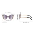 thumbnail image 3 of TIEVOSA Rhinestone Sunglasses Female Thin Sunglasses Models Sun and Eyeglasses（Purple）, 3 of 4