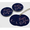 thumbnail image 4 of Inkdotpot Rose Gold Foil Paper Hang Tags Happy Birthday Favor Tags 50 Pieces, 4 of 6
