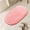 Hot Pink HT, variant on Iumwxz area rug Floor Mats Household Oval Living Room Carpet Entry Door Bedroom Foot Mats Bathroom Bathroom Absorbent Floor Mats 23.62x35.43in mat carpet rugs for living room Red cotton Rollback