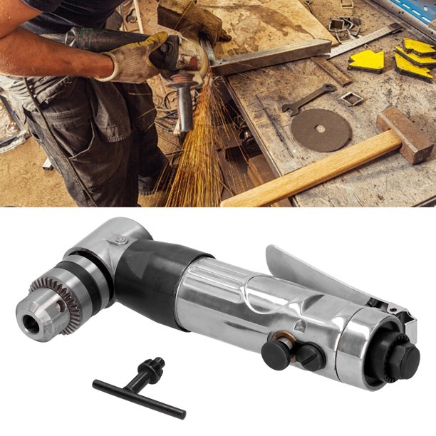 Perceuse Pneumatique Réversible CHIEF – 1/2", Mandrin à Clé, 90 PSI, Réf 64636