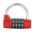 thumbnail image 2 of Combination Code Lock Security Password Lock for Luggage Cabinets 4 Dial Digit Code Lockers, 2 of 7