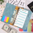 thumbnail image 2 of A6 Ring Binder, Budget Planner - 6 Holes Loose Leaf Notebook with Binder Pockets Money, 2 of 8
