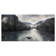 thumbnail image 2 of Design Art - Mountain River with Fog and Rain, 2 of 4
