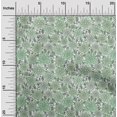 thumbnail image 2 of oneOone Tissu en Velours Vert Mer Floral Rétro pour Couture Tissu Imprimé au Mètre 58 Pouces de Large, 2 of 5