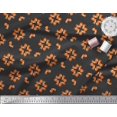 thumbnail image 2 of Soimoi Poly Crepe Fabric Fox Kids Printed Craft Fabric by The Yard 42 Inch Wide, 2 of 3