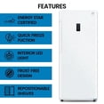 thumbnail image 2 of Kenmore 17 Cu. Ft. Convertible Upright Freezer/Refrigerator, 480L, Garage-Ready, Frost-Free, Large Capacity, White, 2 of 8