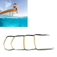 thumbnail image 4 of Marine Rope Ladder, Rope Boarding Ladder Slip Resistance Collapsible Professional Lightweight Luminous 4 Steps  For Hammam For Home, 4 of 8