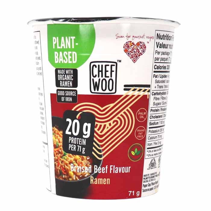 Chef Woo - Saveur de Bœuf Braisé Ramen, 71 G