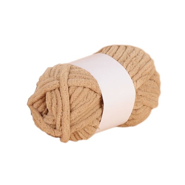 Chunky SinglePly TieDye Wool Yarn Thick Crochet Knitting Thread for Slippers Scarves Craft Projects 72FT