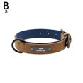 thumbnail image 1 of Soft Leather Personalized Dog Collar ID Tag Engraved for Small Medium Large D T3 U3N6, 1 of 9
