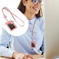 thumbnail image 1 of Officework Slim PU ID Badge Holder with Retractable Reel and Lanyard for Secure Card Storage Lightweight Organization Hands-Free Convenience, 1 of 1
