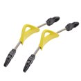 thumbnail image 1 of Tignapoo Dual-Purpose Stainless Steel Spring Heel Fins with Jet Fin Design, OMS Straps, Yellow, XS Size for Adults, 1 of 6