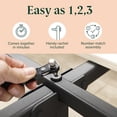 thumbnail image 2 of Zinus Shalini 41 inch Upholstered Platform Bed Frame, Dark Grey, 2 of 9