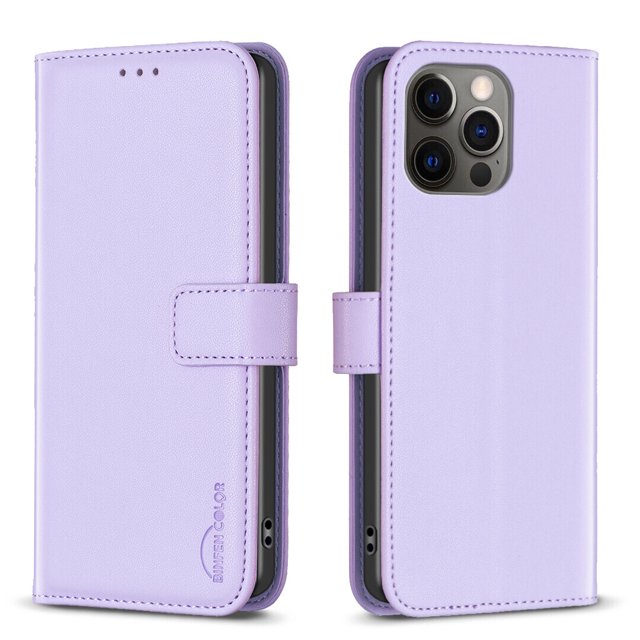Compatible with iPhone 12 Pro Wallet Case with Card Slots Magnetic Closure Flip Folio Cover